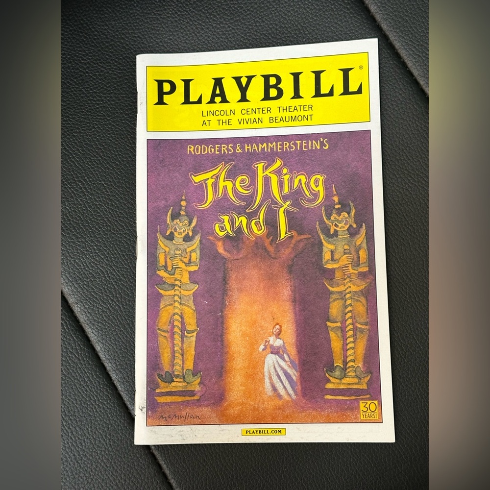 💥LAST CHANCE💥 The King and I Playbill OBC